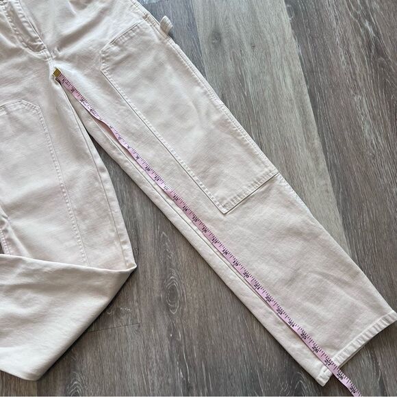 Wilfred free Brennan pants cargo utility in cream women’s size 00 - Picture 3 of 9